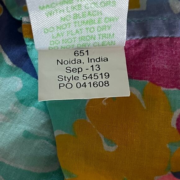 Lilly Pulitzer Captiva Tunic Top Blue Pink Trippin Sippin Sea Horses Small - Picture 5 of 5